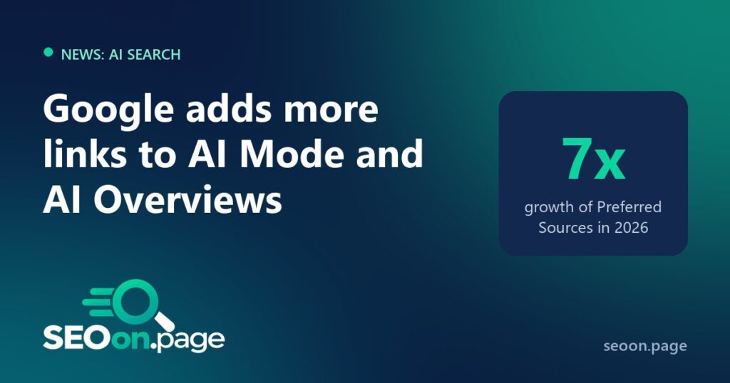 Google Adds More Links to AI Mode and AI Overviews: What Changes for Publishers